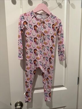 Girls Gabby’s Dollhouse Bamboo Zippy Pajamas size 12-18 months NWT
